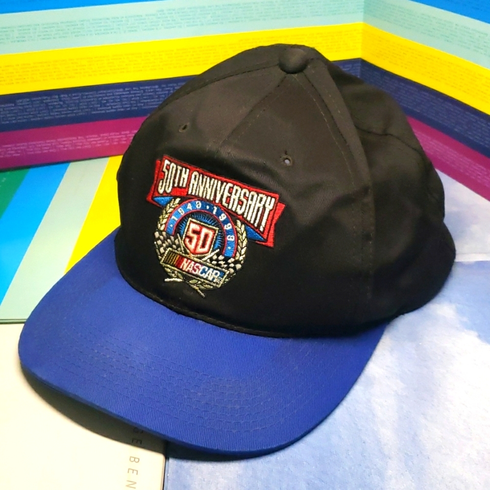 Vintage 1999 Nascar 50th Anniversary Hat Competitors … Gem